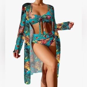 Women's 3 Piece Bikini Set